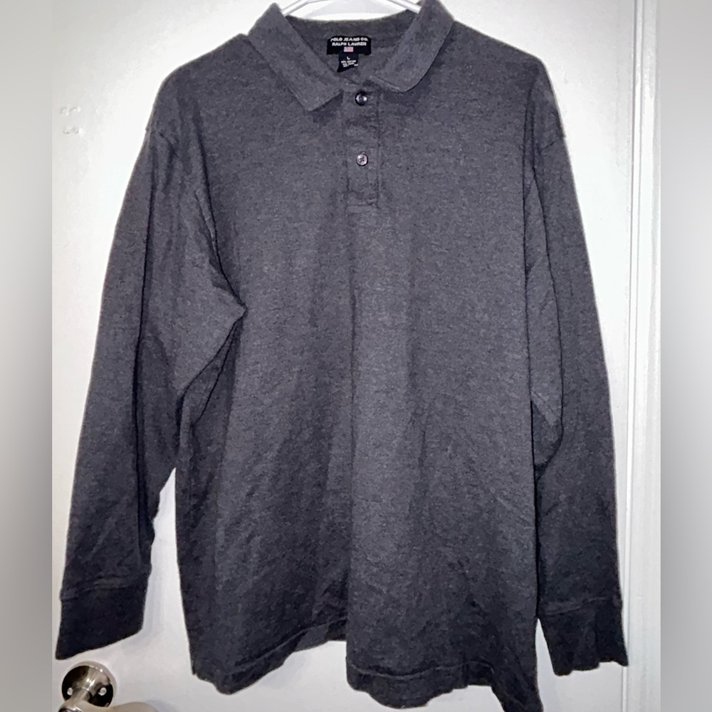 Polo by Ralph Lauren Dark Gray Long Sleeve Shirt